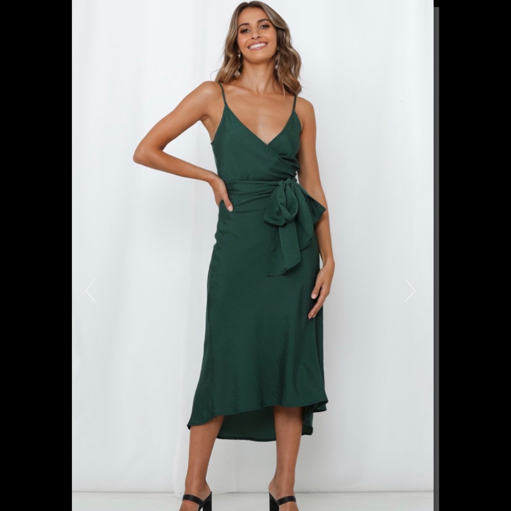 Hello Molly Green Dress
